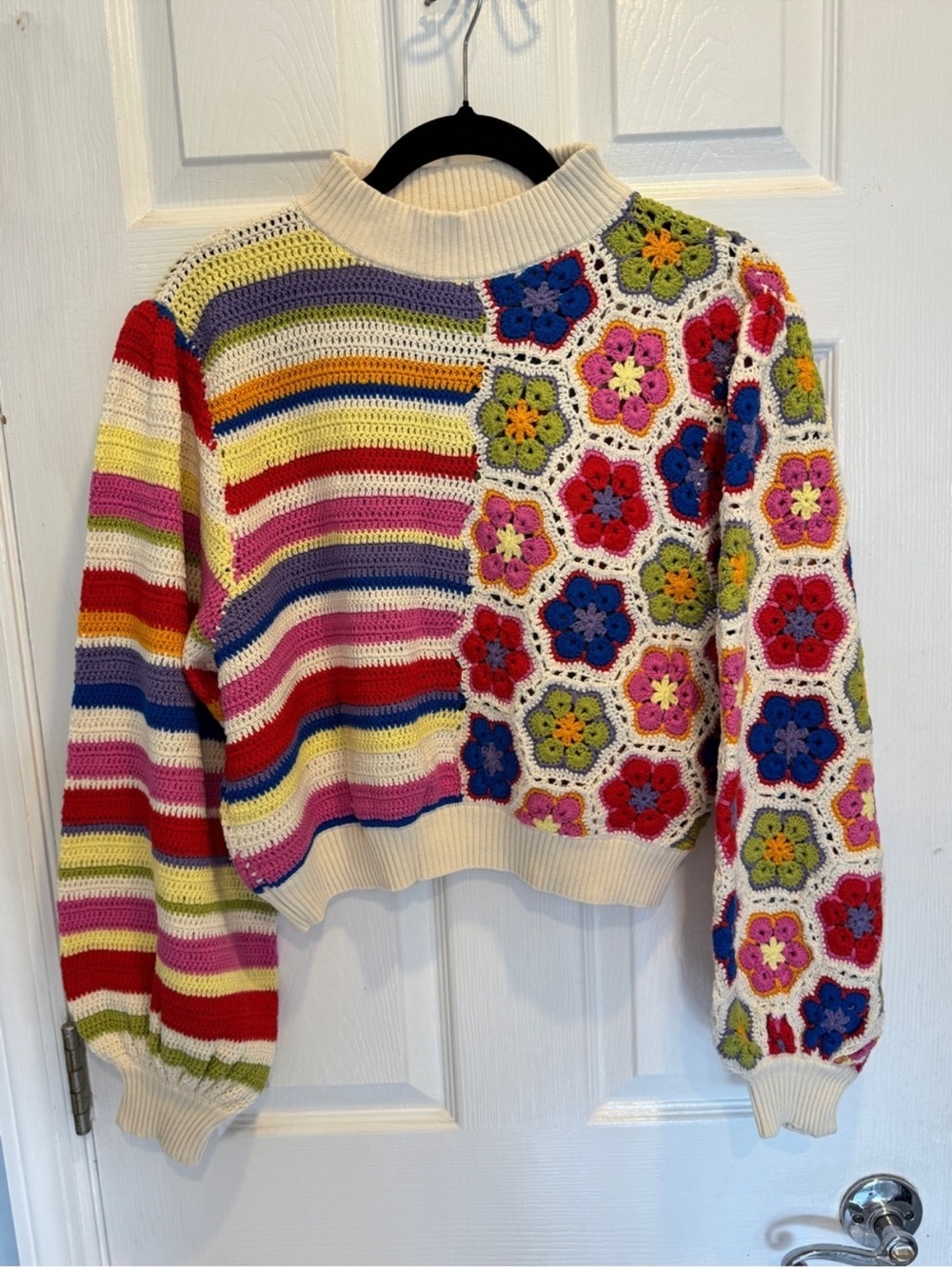 Farm Rio Crochet Sweater - Picture 2 of 5
